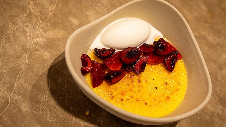 La 'crême brûllée' con un toque de la terreta