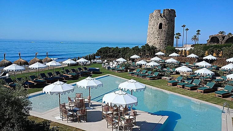 La piscina con la que cuenta el restaurante