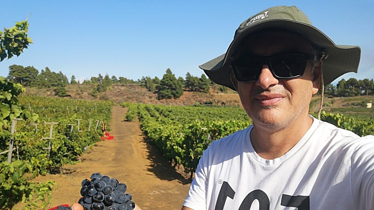 Pablo López, enólogo de Bodegas El Sitio