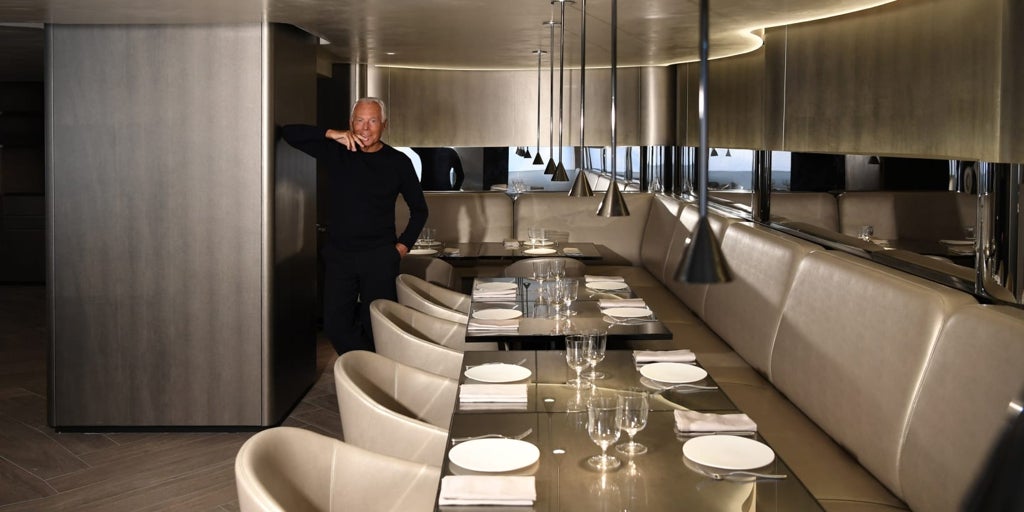 Armani, el diseñador de moda con 26 restaurantes y una estrella Michelin