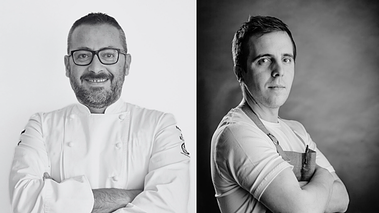 Pedro Sánchez y Miguel Caño