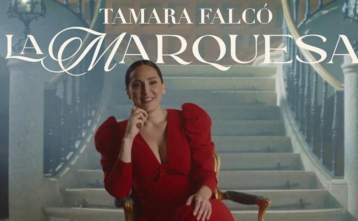Tamara Falcó en el cartel promocional de la serie