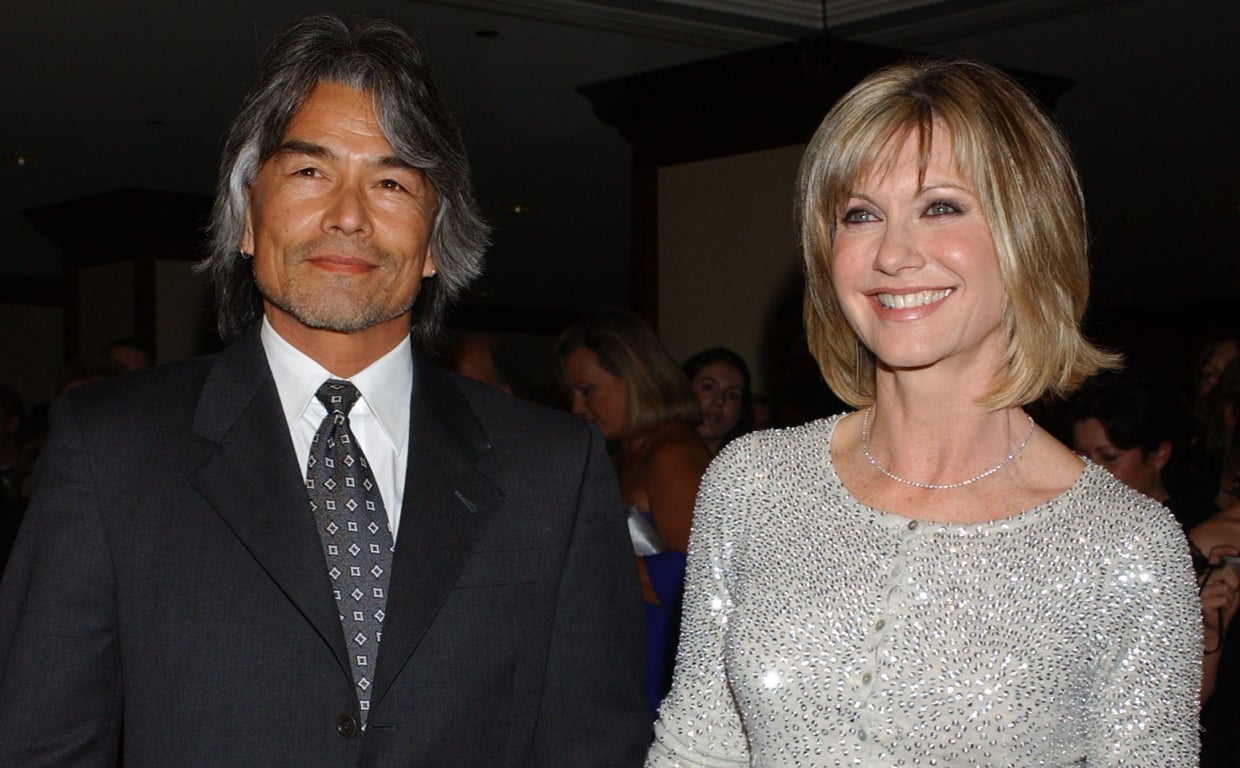Patrick McDermott y Olivia Newton-John en una Gala en Australia en 2005