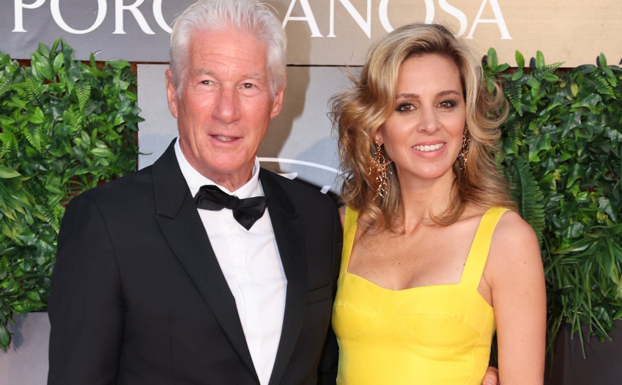 Richard Gere y su esposa Alejandra