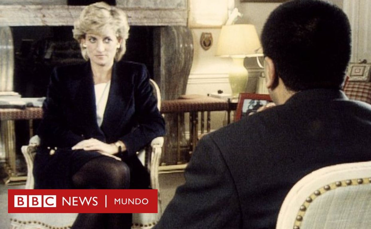 Lady Di durante la entrevista con Martin Bashir