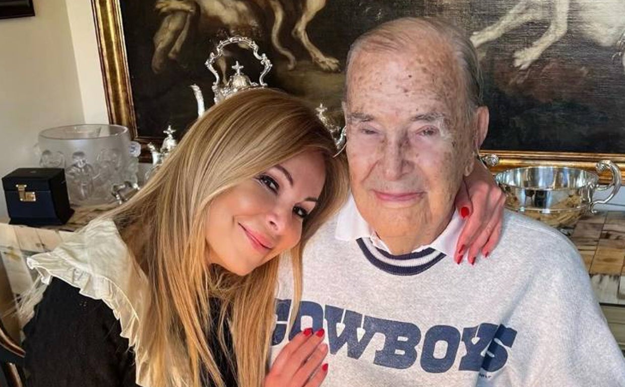 Ana Obregón junto a su padre Antonio García