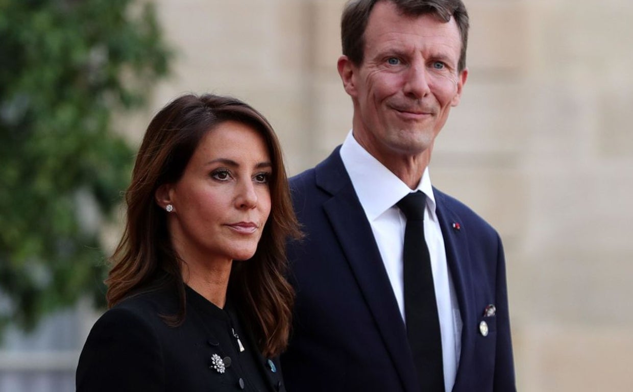 Joaquín de Dinamarca y su mujer, la princesa Marie