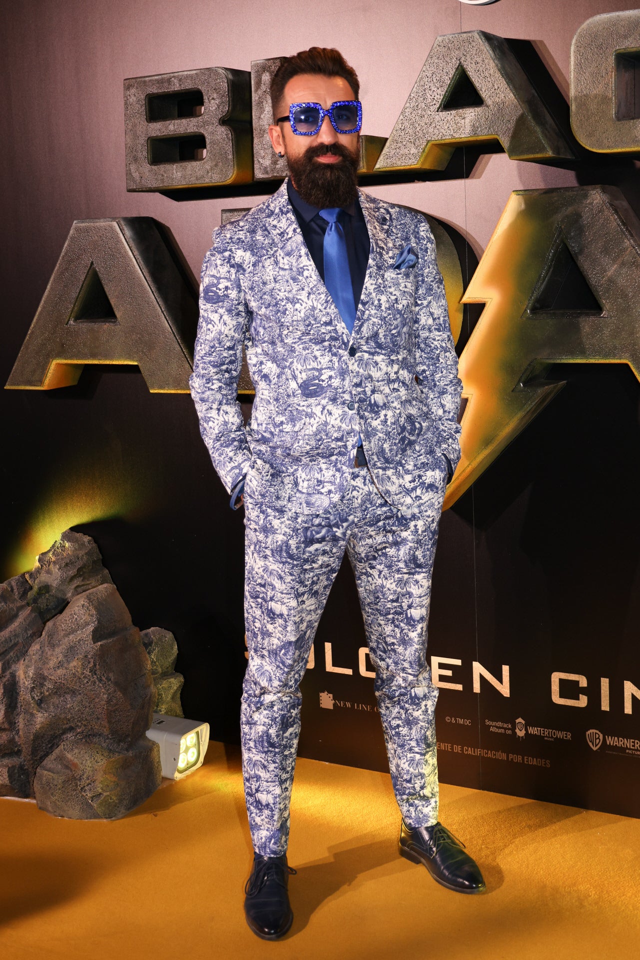 Miguel Lago durante el photocall de la premier Black Adam