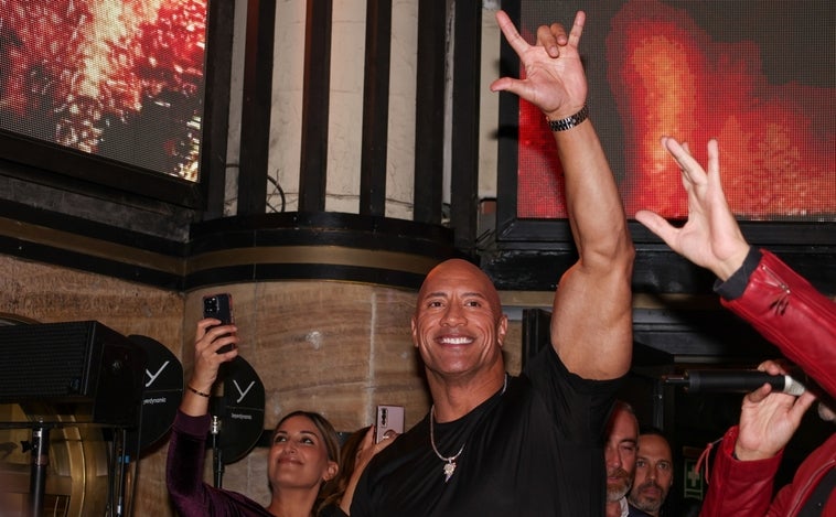 Madrid se rinde a Dwayne Johnson en el estreno de "Black Adam"