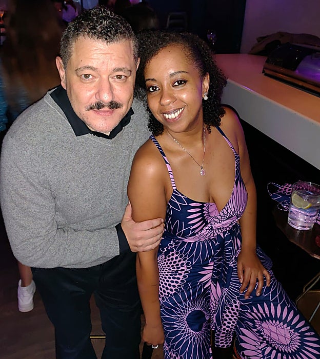 Jorge Berrocal junto a su mujer Marina Soares