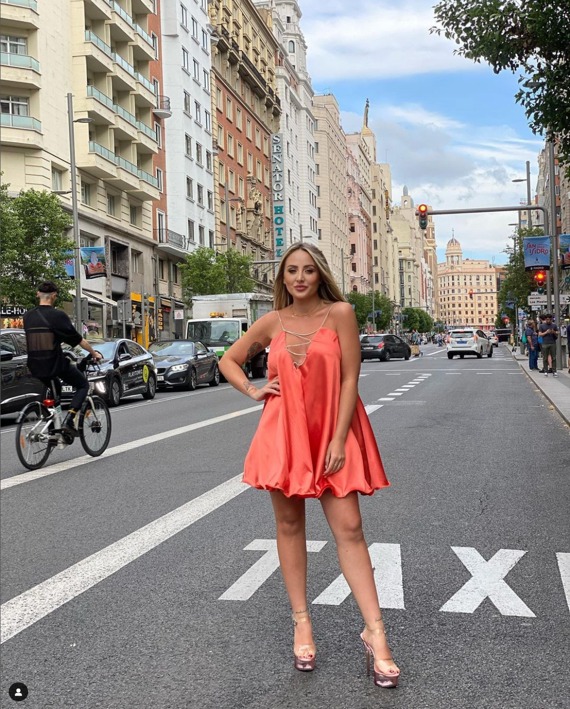 Mayo 2022. Rocío cada vez tiene más seguidores y su trabajo como influencer empieza a despegar.