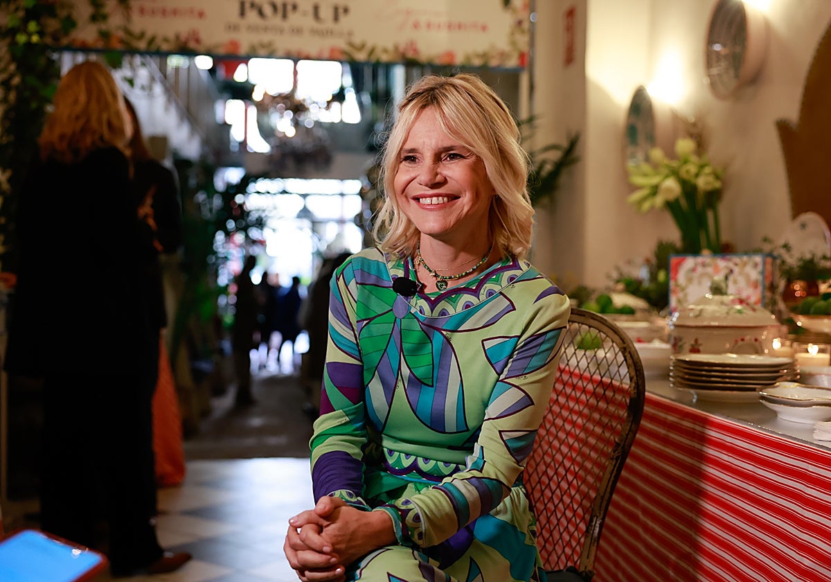 Eugenia durante la presentación de Eugenia&Sushita