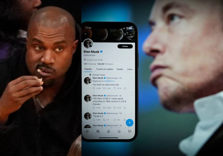 El ataque racista de Kanye West a Elon Musk tras expulsarle de Twitter