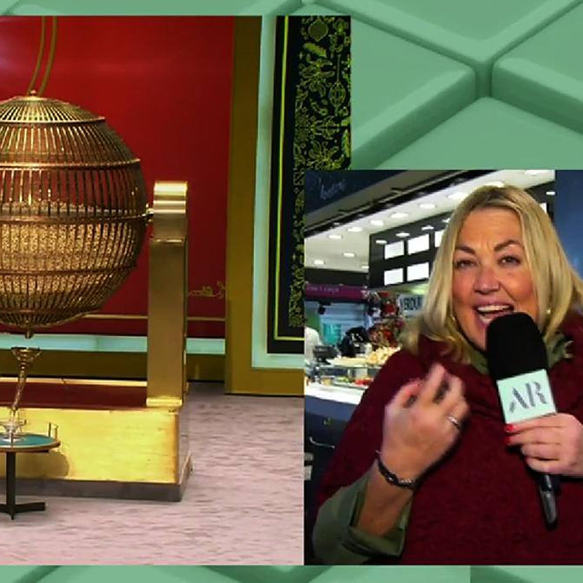 La periodista Mayka Navarro gana la lotería en directo