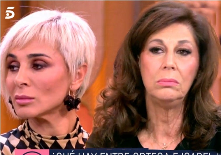 Ana María Aldón se pone celosa en su cara a cara con Isabel Luna