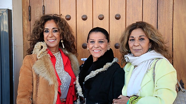 Rosario, Carmen y Lolita Flores el pasado mes de noviembre