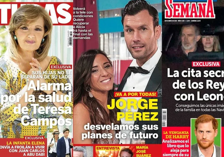 La alarma por la salud de María Teresa Campos protagoniza las revistas de esta semana