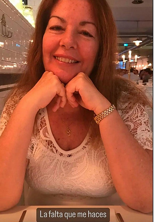 Publicación de Joana Sanz recordando a su madre fallecida