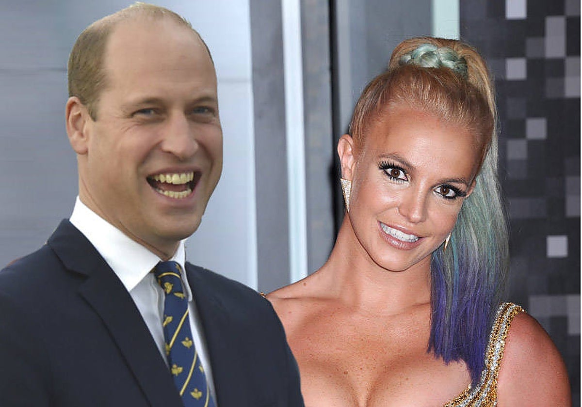 El príncipe Guillermo y Britney Spears