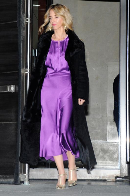 Cayetana Álvarez de Toledo sale del Teatro Real