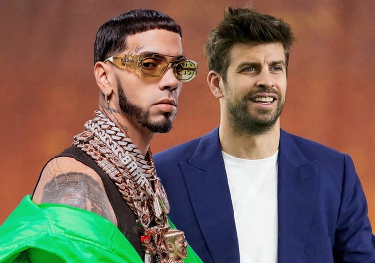 Las reacciones de Piqué y Anuel a la canción de sus ex, Shakira y Karol G.