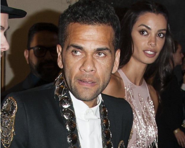 Dani Alves y su mujer, Joana Sanz