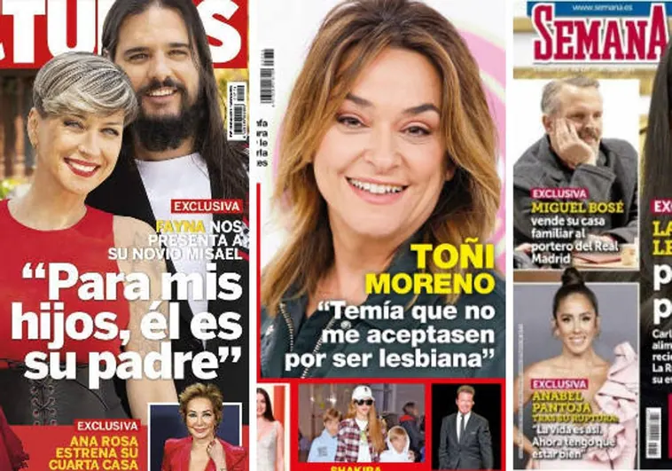 Las entrevistas más personales de Toñi Moreno y Fayna: las revistas de la semana