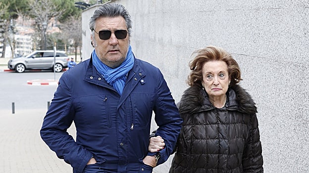 Rafi Camino junto a su madre María Ángeles Sanz
