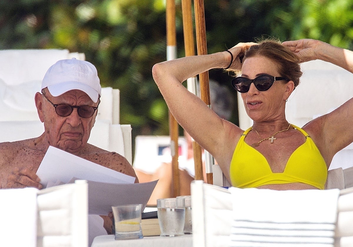 El magnate Rupert Murdoch disfrutando de unos días de descanso con su futura mujer en Barbados