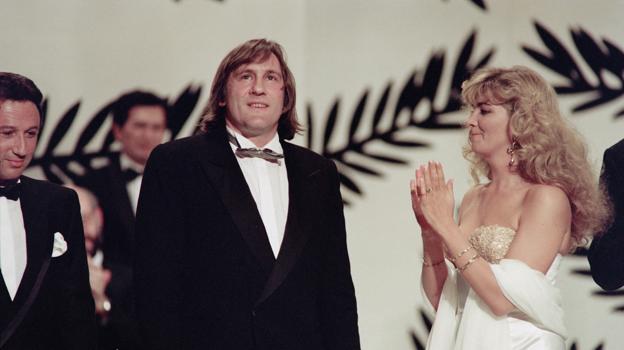 Gérard Depardieu, en el festival de Cannes en 1990