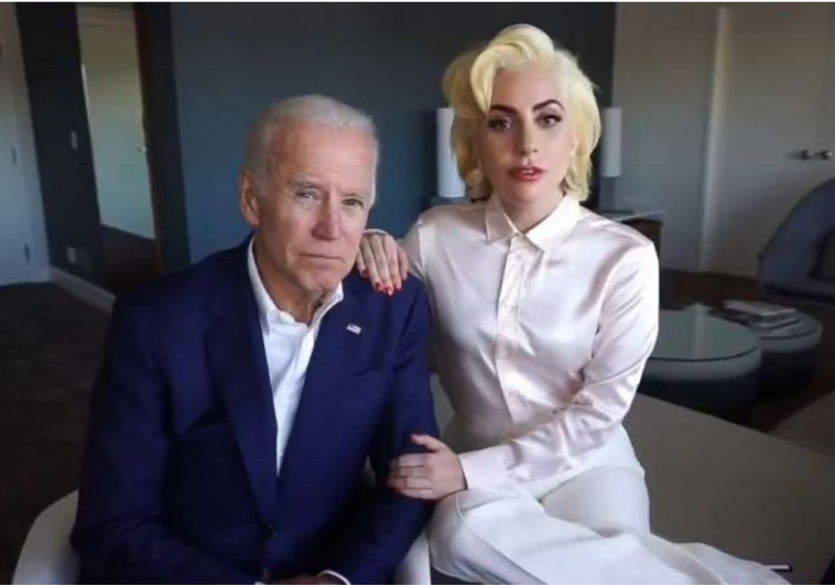 Lady Gaga se mete en política junto a Joe Biden