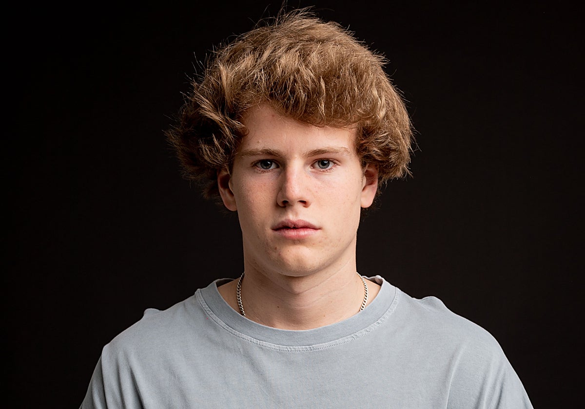 Nacho Campo en una sesión de fotos