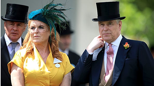 Sarah Ferguson y el príncipe Andrés