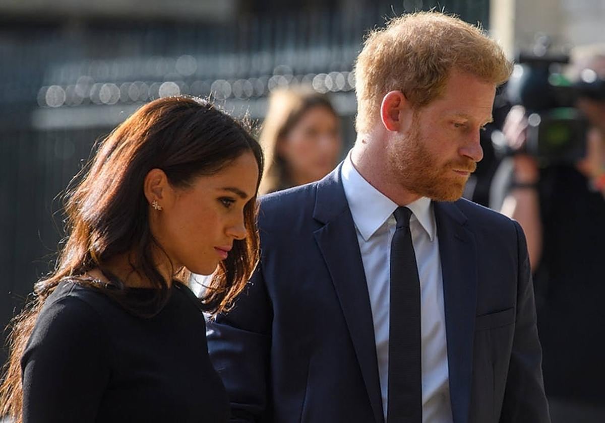 Foto de archivo del Príncipe Harry y Meghan Markle