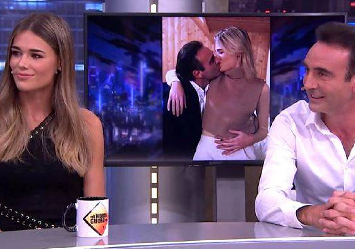 Ana Soria y Enrique Ponce, ayer en 'El Hormiguero'