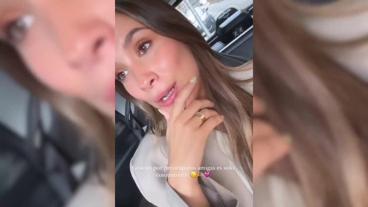 María Pombo, afectada por una conjuntivitis: "Parecía un monstruo"