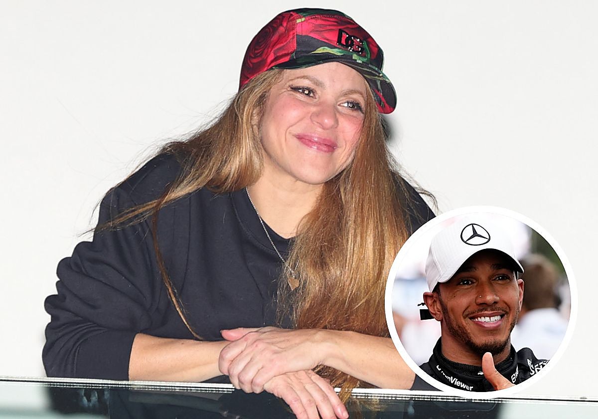 Shakira y Lewis Hamilton