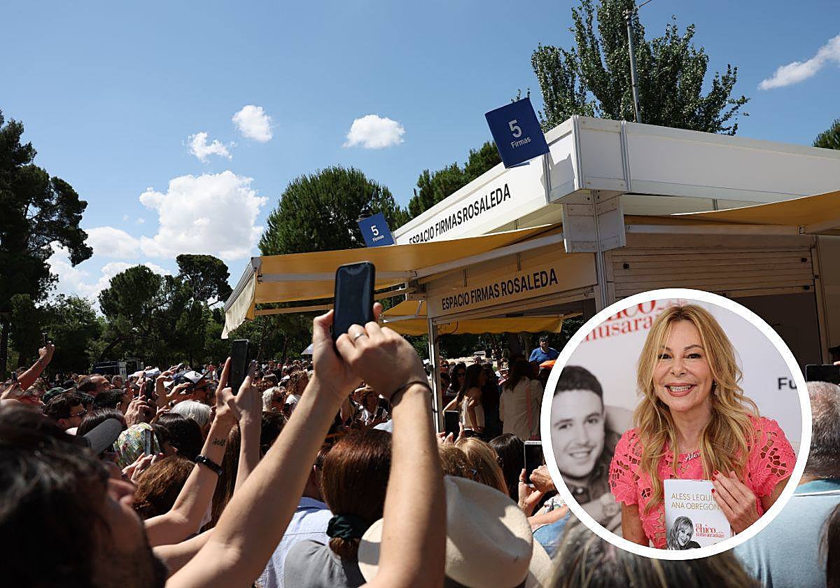 Ana Obregón en la Feria del Libro de Madrid
