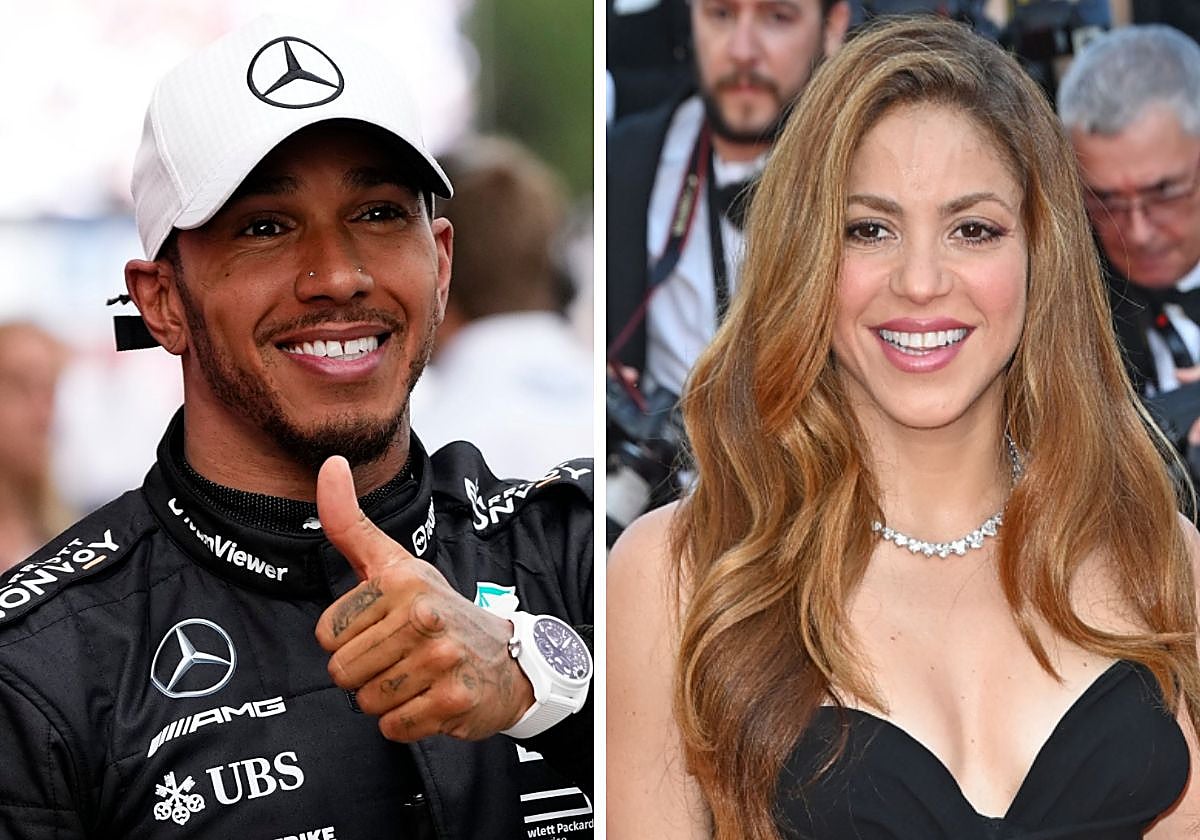 Shakira y Lewis Hamilton estarían conociéndose