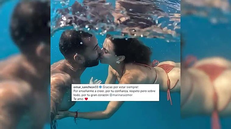 Omar Sánchez y Marina Ruiz vuelven a desmentir los rumores de crisis con un romántico vídeo