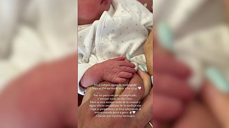 María Pombo y Pablo Castellano dan la bienvenida a su segunda hija, Vega