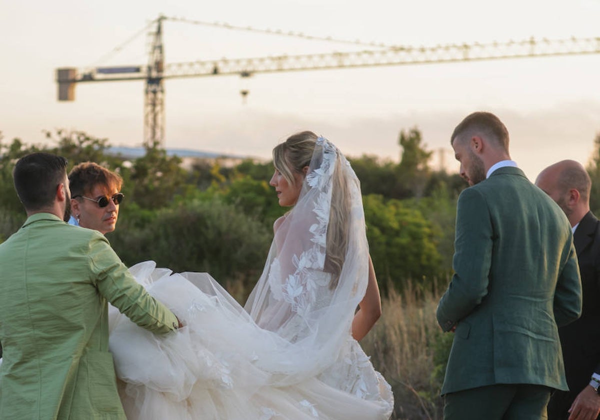 Edurne y David de Gea el día de su boda