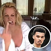 La brutal bronca entre Britney Spears y Victor Wembanyama con bofetada incluida