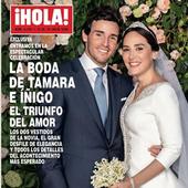 El vestido de novia de Tamara Falcó y todos los detalles de su boda: ¡Hola! publica su portada más esperada