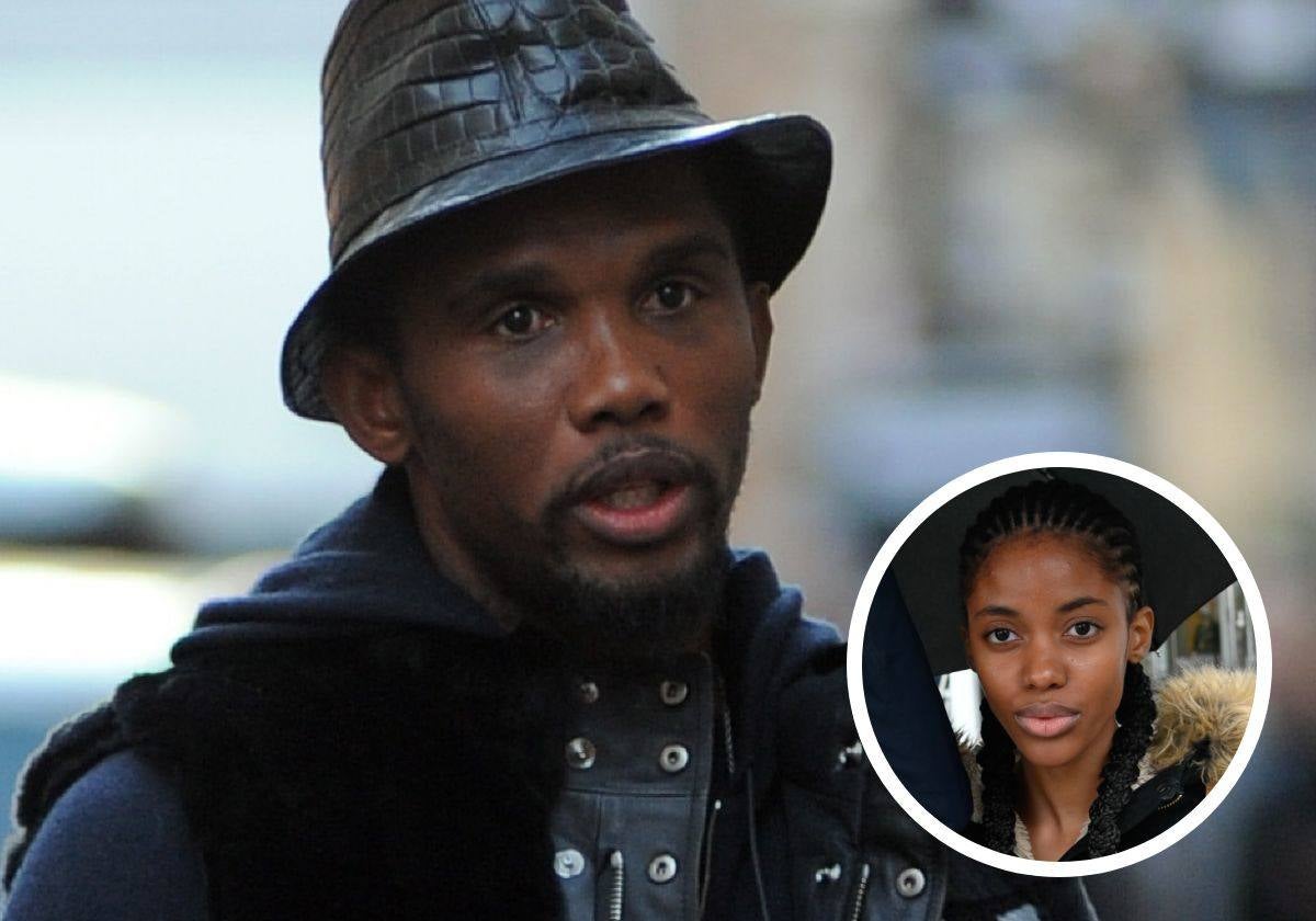 Samuel Eto'o y su hija Erika