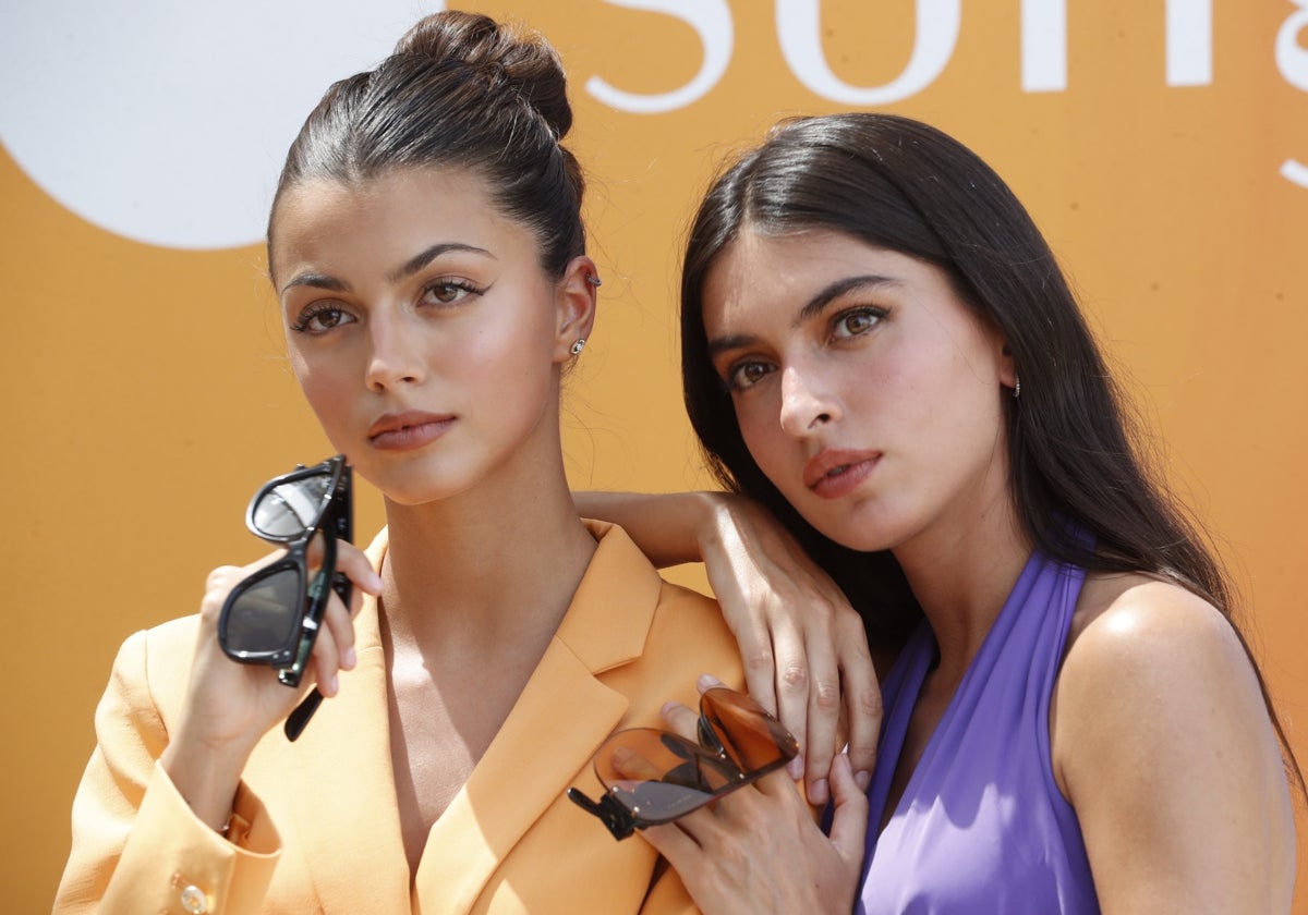 Lucía Rivera y Kika Cerqueria en el evento de 'Sunglass Hut'