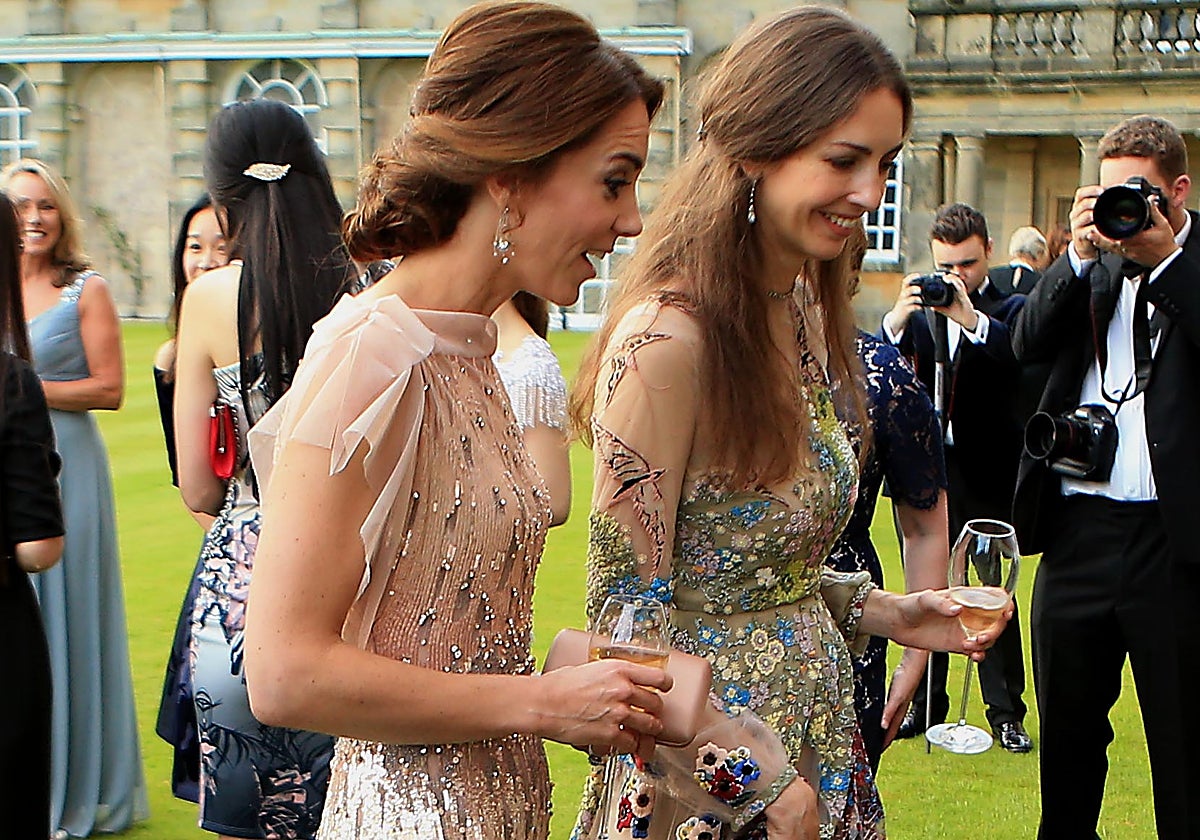 Kate Middelton y Rose Hanbury en una imagen de archivo