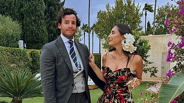 Tamara Falcó e Íñigo Onieva en la boda de Luisa Bergel