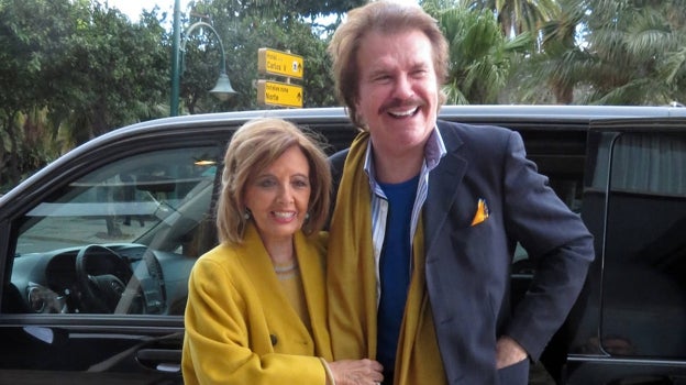 Edmundo Arrocet junto a María Teresa Campos