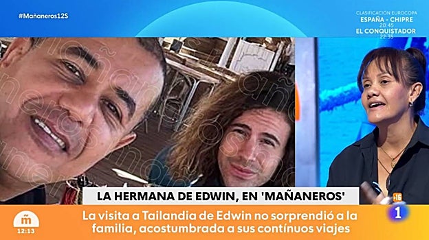 La hermana de Edwin Arrieta se dirige a Rodolfo Sancho: «Si quiere venir a mi casa, nosotros le recibimos»